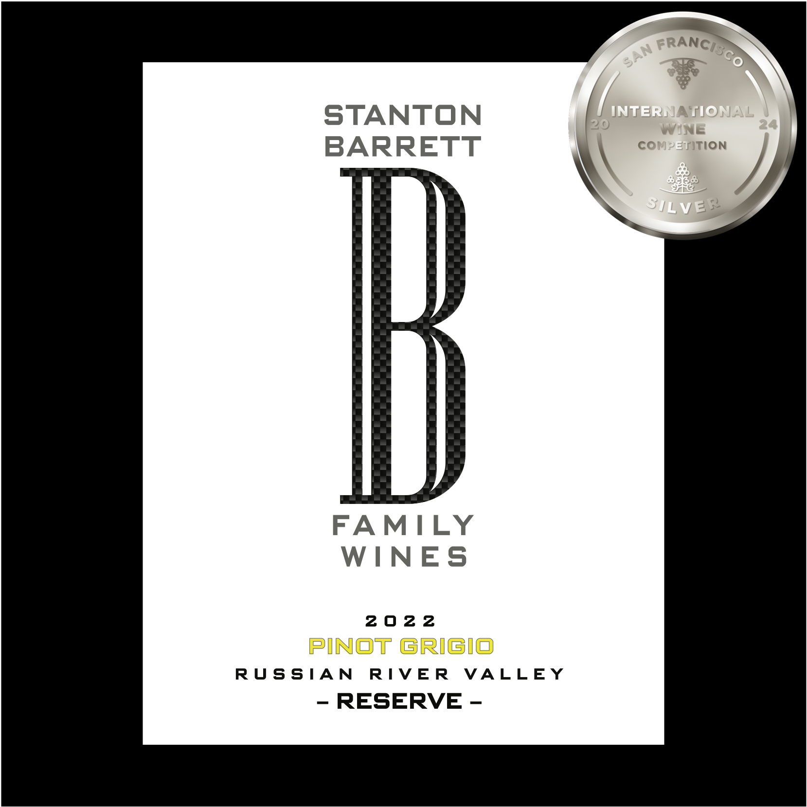 2022 Pinot Grigio Reserve - Case Price